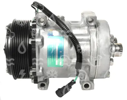 kompresor SANDEN 7H15, řemenice 119 mm - PV8, 24V, OEM 4894306